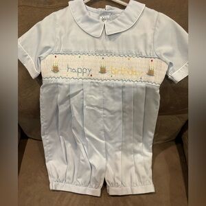 Happy birthday boy outfit EUC